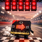 🏁 F1 Start Lights & Reaction Timer με 2 micro:bit